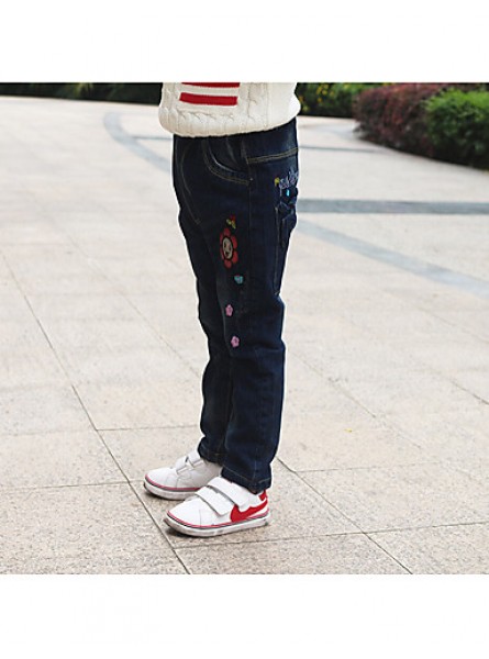 Girl Going out / Casual/Daily / School Patchwork Jeans-Denim All Seasons  